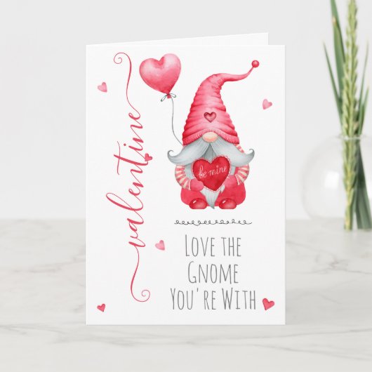 かわいいバレンタイン愛する格言あなたと カード (正面)