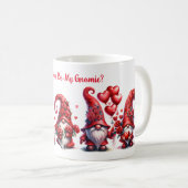 かわいいバレンタイン格言とハートとバルーンMAG コーヒーマグカップ (正面右)