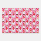 かわいいバレンタイン格言柄 ラッピングペーパーシート (正面)