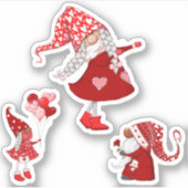かわいいバレンタイン格言 シール (正面)