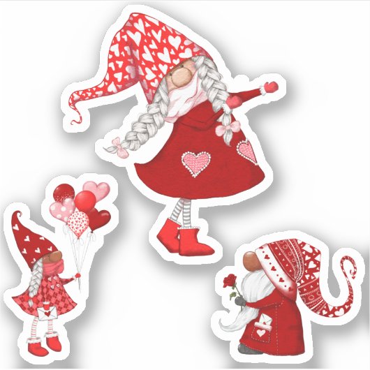 かわいいバレンタイン格言 シール (正面)