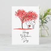 かわいいバレンタイン水彩アートパーソナライズ シーズンカード (スタンド正面)