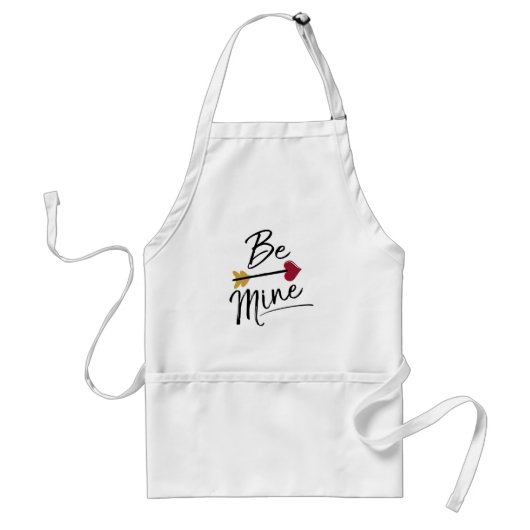 かわいいバレンタイン スタンダードエプロン (正面)