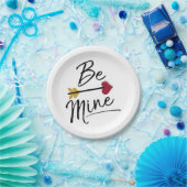 かわいいバレンタイン ペーパープレート (パーティー)