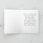 かわいいバレンタイン·マーメイド、ヴィンテージスタイル シーズンカード (内部)