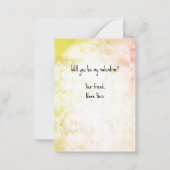 かわいいバレンタイン 学校のクラスメイト さくらんぼ ノートカード (裏面)