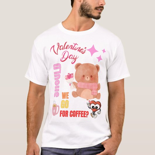 かわいいバレンタインTシャツ Tシャツ (正面)