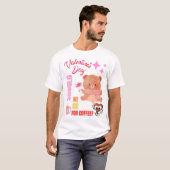 かわいいバレンタインTシャツ Tシャツ (正面フル)