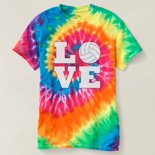 かわいいバレーボール好き女子 Tシャツ (デザイン正面)