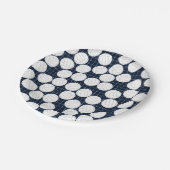 かわいいバレーボール紙プレート ペーパープレート (アングル)