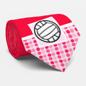 かわいいバレーボール ネクタイ (ロール)