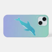 かわいいバンドウイルカのiPhone / iPadケース iPhone 15ケース (裏面横)