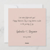 かわいいバンビが好きな人たちのハートがつながるバレンタインデー シーズンカード (裏面)