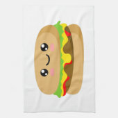 かわいいバーガー キッチンタオル (縦)