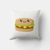かわいいバーガー クッション (裏面)