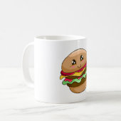 かわいいバーガー コーヒーマグカップ (正面左)