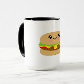 かわいいバーガー マグカップ (正面左)
