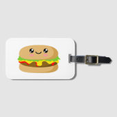 かわいいバーガー ラゲッジタグ (正面横)