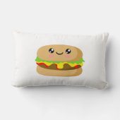 かわいいバーガー ランバークッション (裏面)
