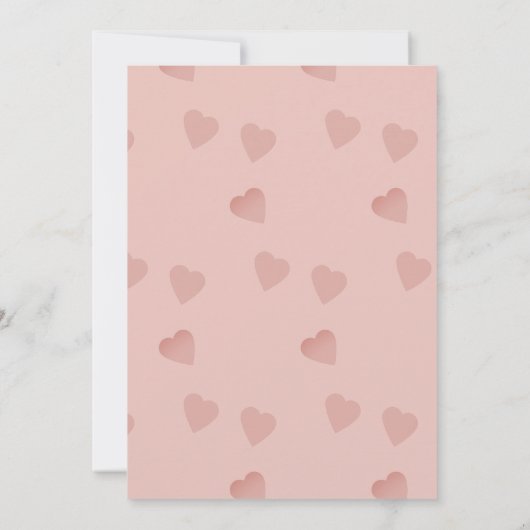 かわいいバースデードッグスパーティーバレンタイン 招待状 (裏面)