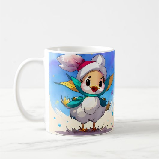 かわいいバーディー コーヒーマグカップ (左)