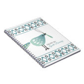 かわいいバードキッチンウィスクレシピ手帳 ノートブック (右側)