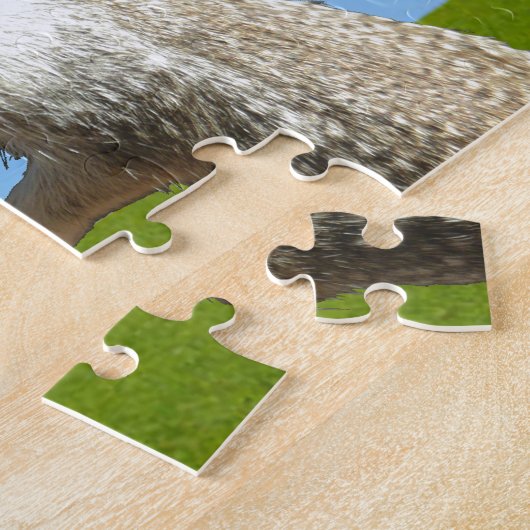 かわいいバーベキューイングリス ジグソーパズル (側面)