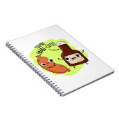 かわいいバーベキュー面白い駒 ノートブック (右側)