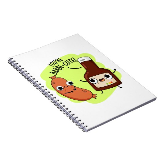 かわいいバーベキュー面白い駒 ノートブック (右側)