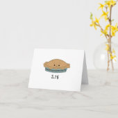 かわいいパイの日3.14 カード (黄色い花)