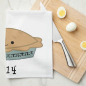 かわいいパイの日3.14 キッチンタオル (四つ折り)