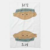 かわいいパイの日3.14 キッチンタオル (縦)