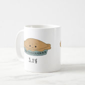 かわいいパイの日3.14 コーヒーマグカップ (正面左)