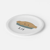 かわいいパイの日3.14 ペーパープレート (アングル)