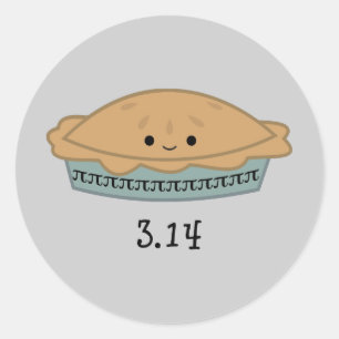 かわいいパイの日3.14 ラウンドシール