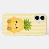 かわいいパイナップルのスマホケース Case-Mate iPhoneケース (裏面 (横))