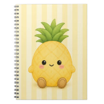 かわいいパイナップルのノート