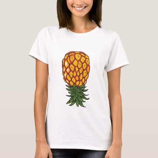 かわいいパイナップルシャツ Tシャツ (正面)