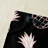 かわいいパイナップルパターン ビーチタオル (インサイチュ)