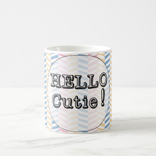 かわいいパイナップルフルーツかわいいハローかわいこちゃん夏 コーヒーマグカップ (中央)