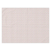 かわいいパイナップル及びスイカの落書きパターン テーブルクロス (正面(横))