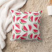 かわいいパイナップル及びスイカパターン クッション (ブランケット)