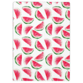 かわいいパイナップル及びスイカパターン クリップボード (裏面)