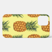 かわいいパイナップル抽象芸術イラストレーションパターン Case-Mate iPhoneケース (裏面 (横))