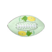 かわいいパイナップル漫画イラストレーション アメリカンフットボール (正面)