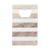 かわいいパイナップル金ゴールドモノグラム クレジットカード栓抜き (裏面)