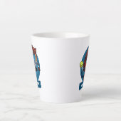 かわいいパインマルテンテニスプロトリックショットアニメ カフェラテマグ (正面)