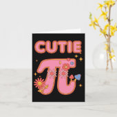 かわいいパイ 円周率の日 数学 数学教師 カード (黄色い花)