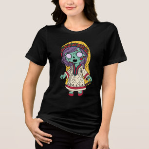 かわいいパキスタンゾンビ トライブレンドTシャツ