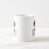 かわいいパグのコーヒーカップ コーヒーマグカップ (中央)